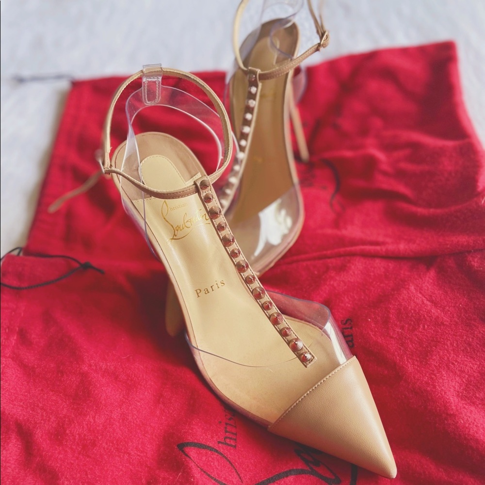 Christian Louboutin Nosy Spiked Pumps